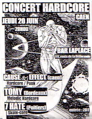 cause and effect,tomy,seven hate