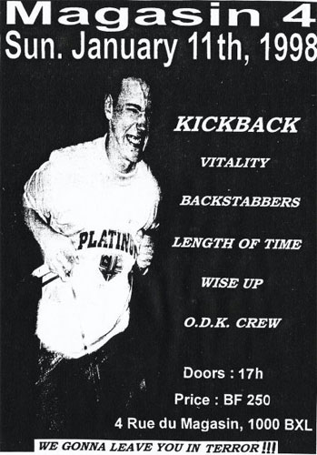 kickback,wise up,vitality,backstabbers,length of time,odk crew