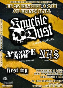 knuckledust,apocalypse now,first try