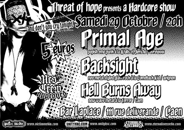 primal age,backsight,hell burns away