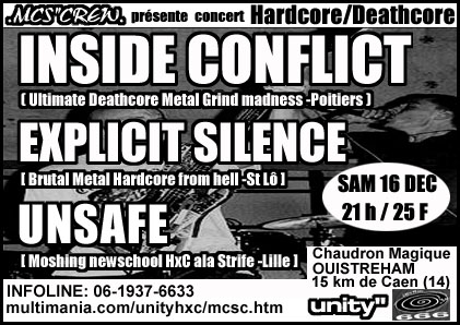 unsafe,explicit silence,inside conflict