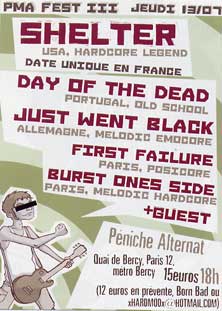 shelter,just went black,first failure,day of the dead