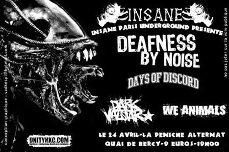 days of discord,deafness by noise