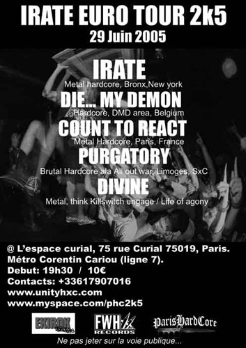 irate,die my demon,purgatory,divine,count to react