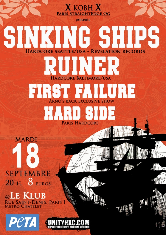 sinking ships,first failure,ruiner,hardside